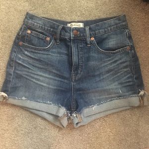 Madewell High Rise Shorts